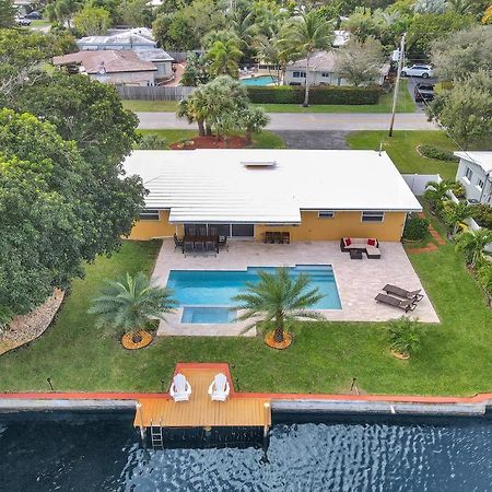 Palm Breeze Waterfront Oasis - Heated Pool&SPA at Gt Fort Lauderdale Buitenkant foto