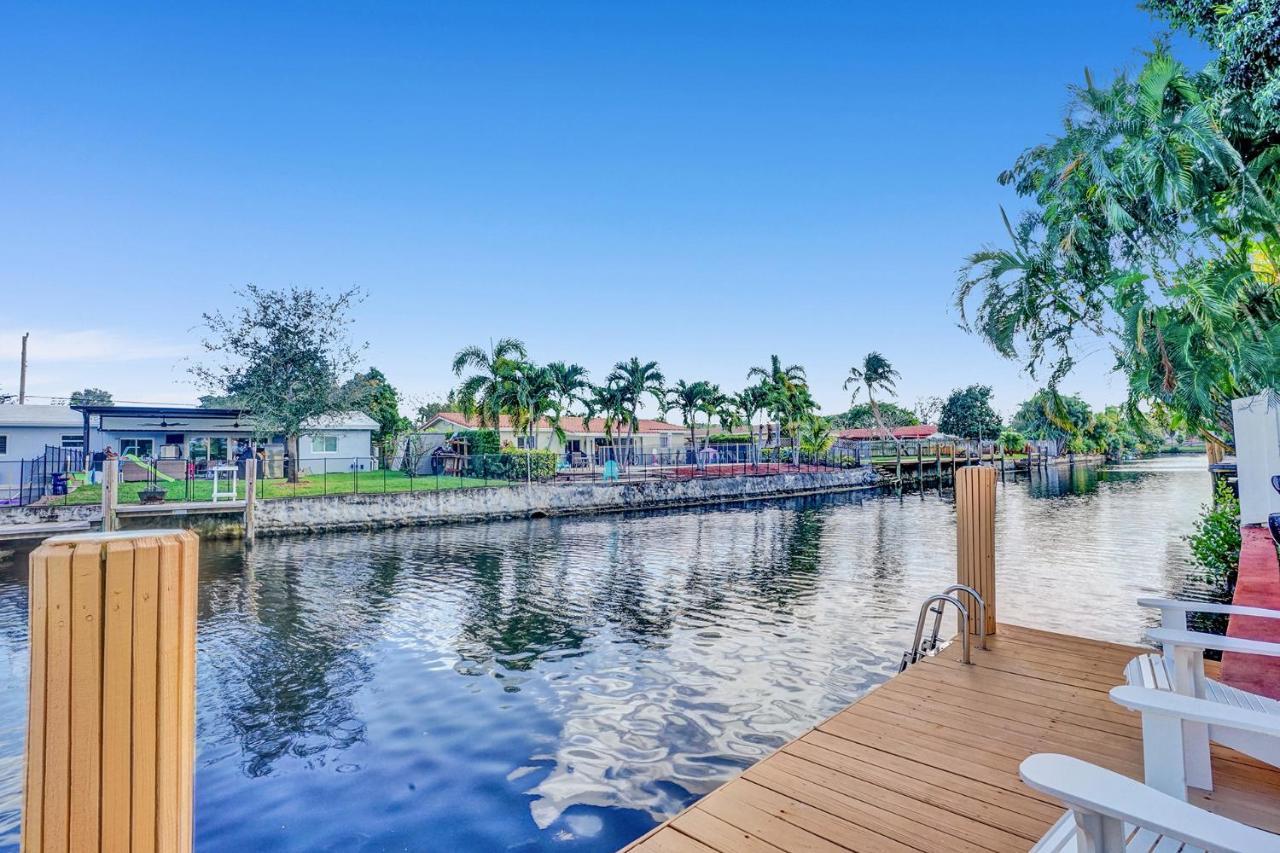 Palm Breeze Waterfront Oasis - Heated Pool&SPA at Gt Fort Lauderdale Buitenkant foto