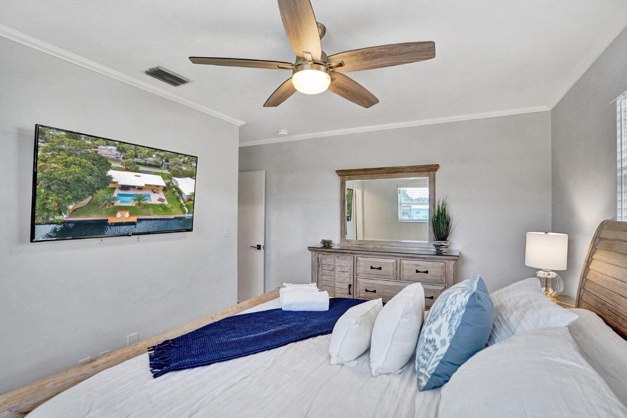 Palm Breeze Waterfront Oasis - Heated Pool&SPA at Gt Fort Lauderdale Buitenkant foto