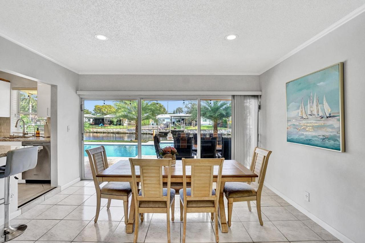Palm Breeze Waterfront Oasis - Heated Pool&SPA at Gt Fort Lauderdale Buitenkant foto