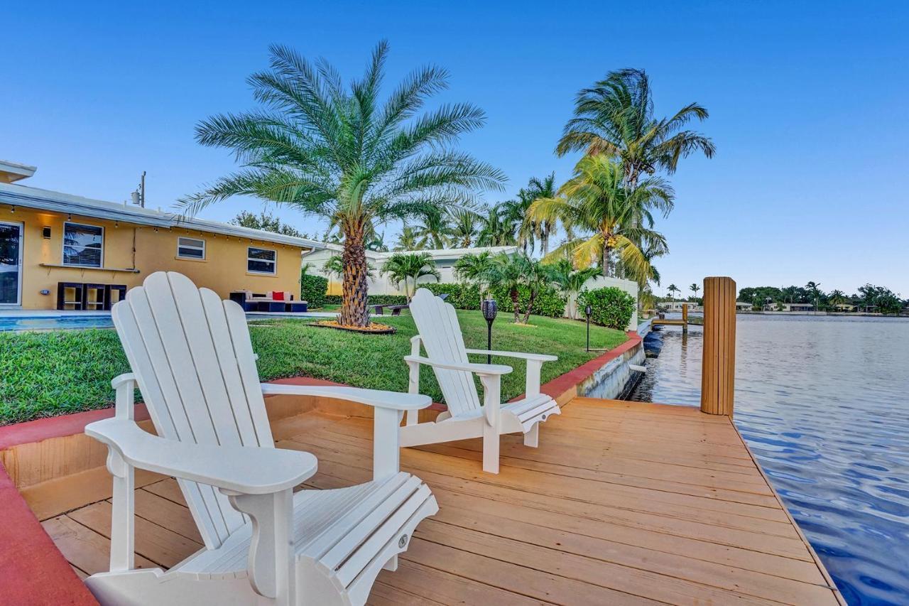 Palm Breeze Waterfront Oasis - Heated Pool&SPA at Gt Fort Lauderdale Buitenkant foto