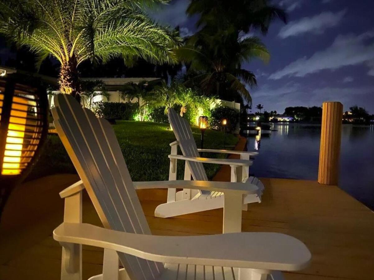 Palm Breeze Waterfront Oasis - Heated Pool&SPA at Gt Fort Lauderdale Buitenkant foto