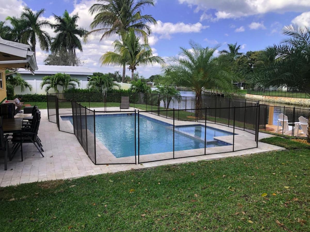Palm Breeze Waterfront Oasis - Heated Pool&SPA at Gt Fort Lauderdale Buitenkant foto