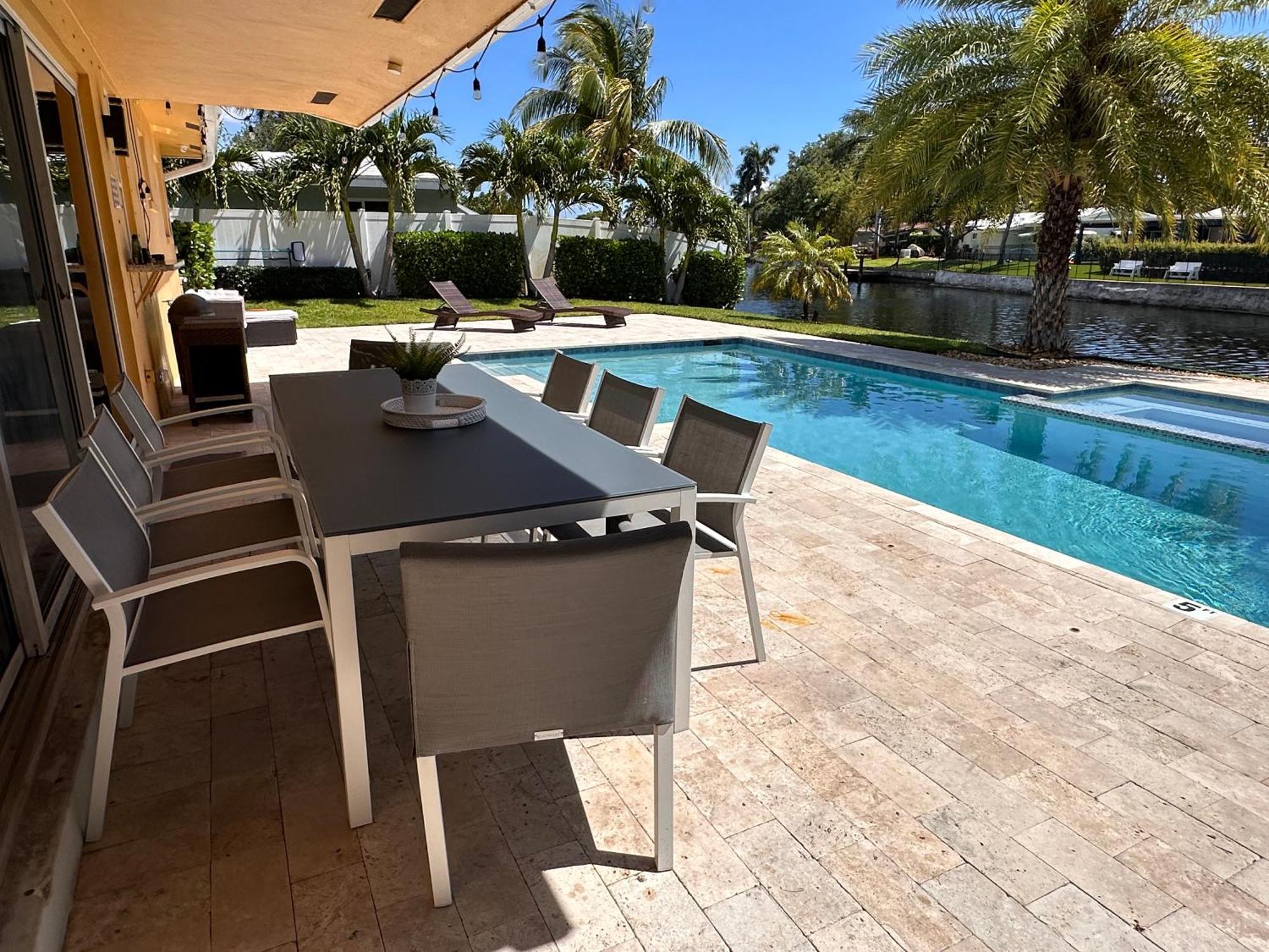 Palm Breeze Waterfront Oasis - Heated Pool&SPA at Gt Fort Lauderdale Buitenkant foto